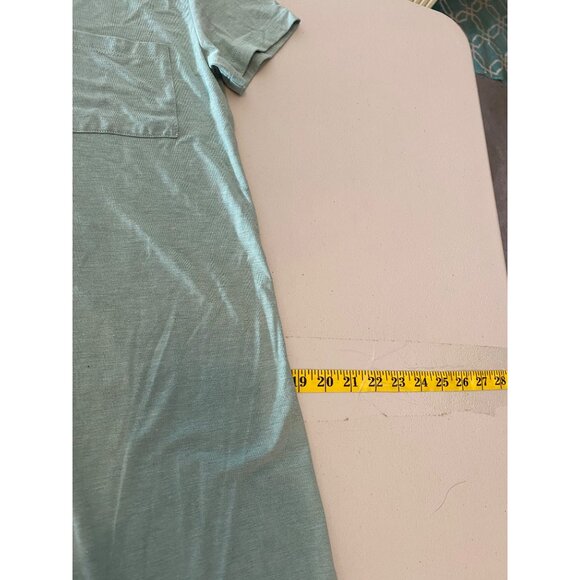 Free Fly Short Sleeve Sage T-Shirt Dress With Pockets Small - Picture 11 of 12